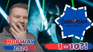 ESC 2024 | 🇳🇴 NORWAY 🇳🇴 REACTION | GATE - ULVEHAM