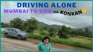 650 KMS | Mumbai to Goa via Konkan, Ratnagiri | TRAVEL VLOG PART1 | Tata Safari 2022
