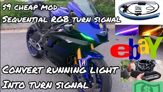 2017-2020 yamaha r6 Game changing lights mod | installation