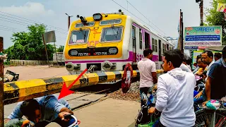 Heavy traffic jam at Railgate: Dangerous Speed ICF Made EMU furious skipping Railroad