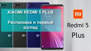 Xiaomi Redmi 5 Plus 4/64 GB - распаковка и первый взгляд