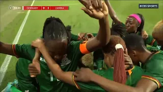 Rachel Kundananji Goal Germany vs Zambia (2-3)