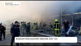 Russian missile killed and wounded dozens in Kremenchuk shopping mall. The 125th day of war