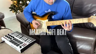 Making Lo-fi Beat on Christmas | Live Looping with Akai MPK MINI and Guitar