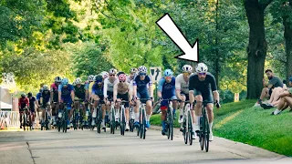 I tried riding the front in a USA Pro Crit - Mistake?