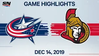 NHL Highlights | Blue Jackets vs. Senators – Dec. 14, 2019