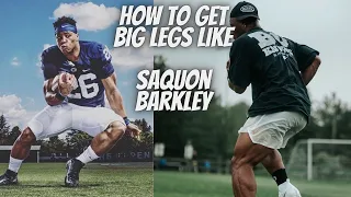 Getting Big Legs Like Saquon Barkley | Leg Days Workout Routine