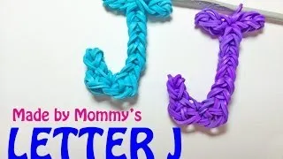 Rainbow Loom Letter J Charm Using Just the Hook