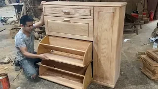 Amazing Project Woodworking Design Ideas Smart Furniture - How To Build A Modern Smart Shoe Cabinet