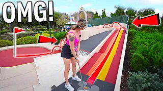 Must Play ONE OF A KIND Disney Mini Golf Course!