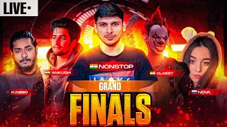 GRAND FINALS DAY 1 INT  TOURNAMENT 🥵 IND, VN, THAI, BD, RUSSIA & NP #nonstopgaming - FREE FIRE LIVE