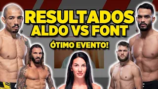 UFC Fight Night: Font vs Aldo - RESULTADOS