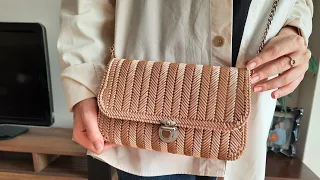 PLASTİK KANVAS (CANVAS) İLE ÇANTA YAPIMI.CANVAS BAG MAKING.  ÖRGÜ İŞLERİ