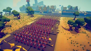 150x Athenian military siege enemy castle - Totally Accurate Battle Simulator TABS