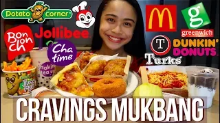 CRAVINGS MUKBANG | Eating all our food cravings in one seating!!!