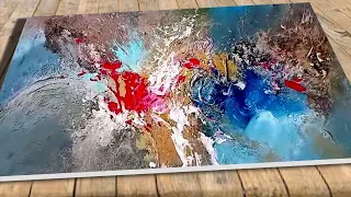 Mastering TEXTURE Art: Modern ABSTRACT ACRYLIC Painting with DABBING Techniques