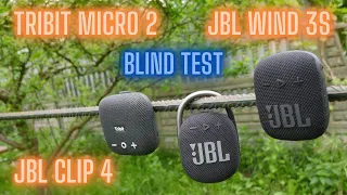 JBL Clip 4 vs JBL Wind 3S vs Tribit StormBox Micro 2 - blind test i porównanie głośników