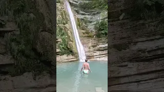 Водопад Любимый. Широкая Пшадская щель. Геленджик.