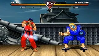 ICE RYU vs CYBORG KEN - High Level Awesome Fight!