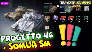 Progetto 46 + Somua SM - Имбы в Наборе за 15500 золота. Стоит купить? wot Blitz 2023 | WOT-GSN