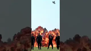 🇺🇸🇺🇸F-22 Demo Team with all the Freedom 🇺🇸🇺🇸