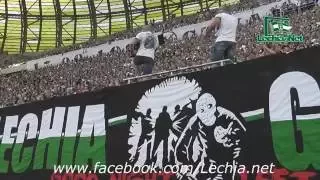 2016-09-18 Kibice Lechii dwukrotnie cieszyli się w meczu Lechia -Lech