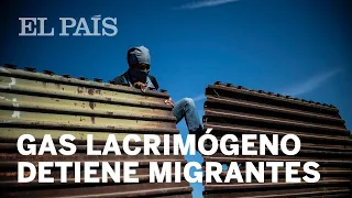 Cientos de migrantes tratan de cruzar la frontera en EEUU