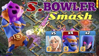TH15 Super Bowler Smash Strategy! Legend League Attacks 2022 Nov! Clash of Clans