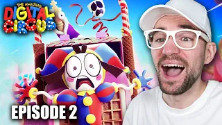The Amazing Digital Circus GEHT WEITER! 🍬Episode 2: Candy Carrier Chaos -  Reaction