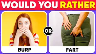 Would You Rather...? EMBARRASSING Situations Edition 😳😱 Funny Quiz Game