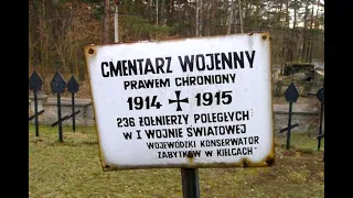 Falków. Военное кладбище первой мировой войны и кладбище современное