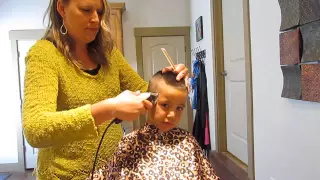 How to cut a Buzz Hawk Haircut