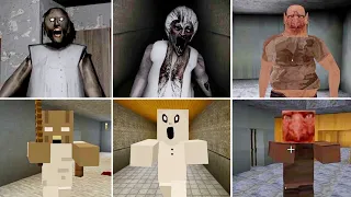 Granny Vs Slendrina Games Vs The Twins Normal Jumpscare Vs Minecraft Jumpscare | Dvloper All Games