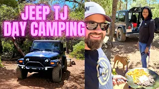 Jeep Wrangler TJ Day Camping #jeep #camping