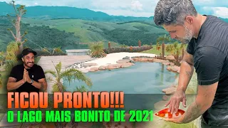 BRUNO GAGLIASSO E GIOH CONSTROEM LAGO GIGANTE PARA SEUS FILHOS - Bora pro Lago - 99