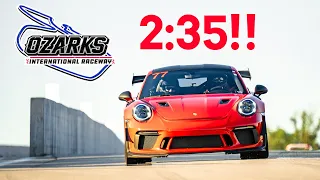 Finding the Line: Porsche GT3RS at Ozarks International Raceway - 2:35.9