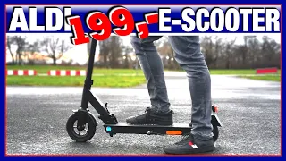 ALDI -🔥199€🔥- REVIEW - günstigster E-SCOOTER mit Zulassung! Maginon Escooter Street One - TEST!