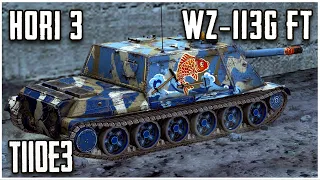 T110E3, Ho Ri Samurai & WZ-113G FT WoT Blitz | Gameplay Episode