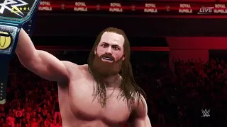 ZEUS VS JESUS - Universal Championship Match (Royal Rumble) WWE 2K20