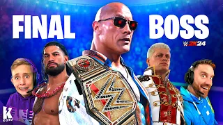 The FINAL BOSS Challenge in WWE 2k24 (WrestleMania 40 Prediction)