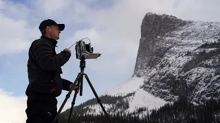 How I set up and take a large format photo.