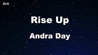 Karaoke♬ Rise Up - Andra Day 【No Guide Melody】 Instrumental