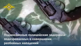 Подмосковные полицейские задержали подозреваемых в совершении разбойных нападений