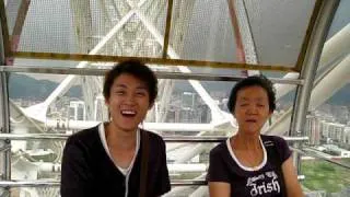 On the Ferris Wheel above Miramar in Taiwan