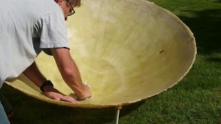 How to build a solar cooker with parabolic reflector part 2