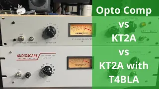 Audioscape Opto Comp vs KT2A vs KT2A with T4BLA mod on a vocal