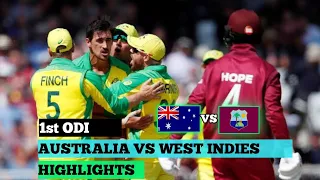 Australia Vs West Indies 1st odi match highlights 2021 || starc take 5 wickets || Aus Vs WI match