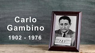 Carlo Gambino: The Gambino Crime Family Boss (1902 - 1976)
