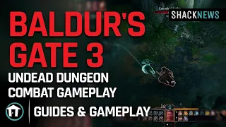 Baldur's Gate 3 - Undead Dungeon Combat Gameplay