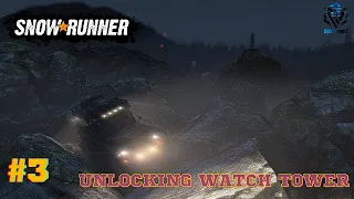 SnowRunner Season 8 || Unlock all Watchtower in BlackRiver || GamePlay #3 || Apic Gamerz